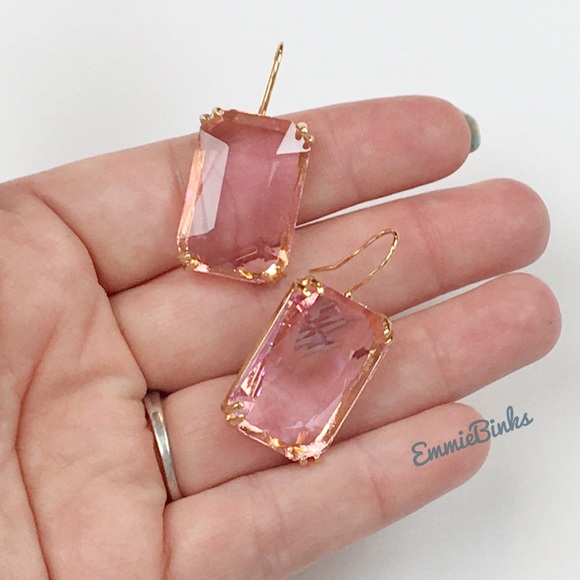 For Love And Lemons Jewelry - New For Love and Lemons Flirty Pink Drop Earrings